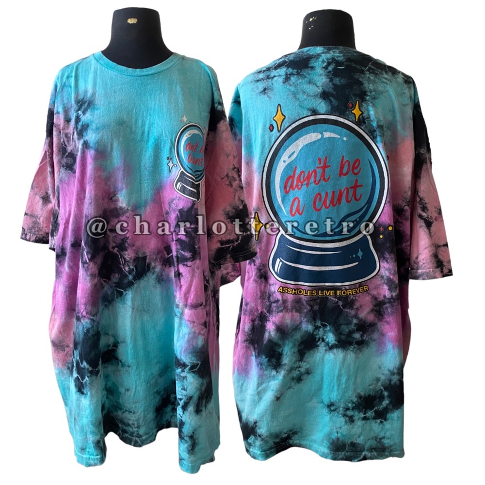 A.L.F • Dont Be a C*nt •  Tie Dye Tee